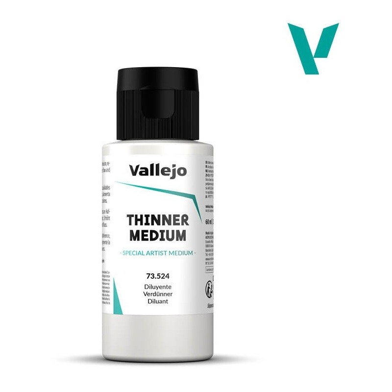 DILUYENTE - THINNER - PINTURA ACRILICA (60 ml) - Acrylicos Vallejo 73524 DILUYENTE - THINNER - PINTURA ACRILICA (60 ml) - Acrylicos Vallejo 73524