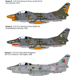 FIAT G.91 R1 / R3 "GINA" -Escala 1/48- Italeri 92645