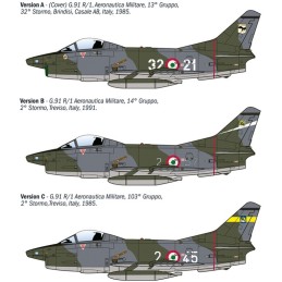 FIAT G.91 R1 / R3 "GINA" -Escala 1/48- Italeri 92645
