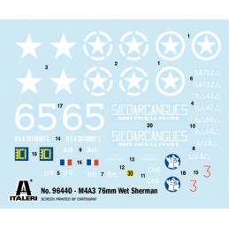 CARRO DE COMBATE M-4 A3(W) SHERMAN -Escala 1/35- Italeri 96440