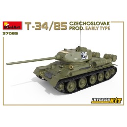 CARRO DE COMBATE T-34/85 (Produccion Checoslovaca) Early & INTERIORES -Escala 1/35- MiniArt 37069