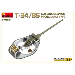 CARRO DE COMBATE T-34/85 (Produccion Checoslovaca) Early & INTERIORES -Escala 1/35- MiniArt 37069