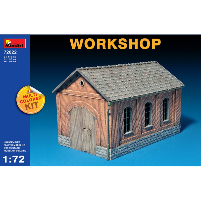 ALMACEN / TALLER -Escala 1/72- MiniArt 72022 ALMACEN / TALLER -Escala 1/72- MiniArt 72022