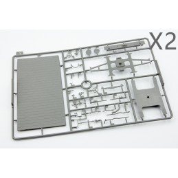 VAGON PLATAFORMA PORTA CARROS Ssy45 RLMMP700 -Escala 1/72- T-Model TK3508