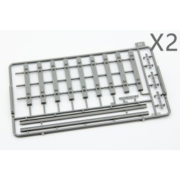 VAGON PLATAFORMA PORTA CARROS Ssy45 RLMMP700 -Escala 1/72- T-Model TK3508