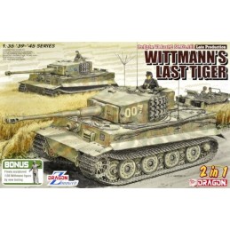 CARRO DE COMBATE SD.KFZ.181 TIGER I Late "M. Wittman LAST TIGER" -Escala 1/35- Dragon Models 6800