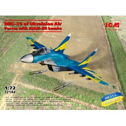 MIKOYAN GUREVICH MiG-29 FULCRUM & JDAM-ER "Ukrainian Air Forces" -Escala 1/72- ICM 72144