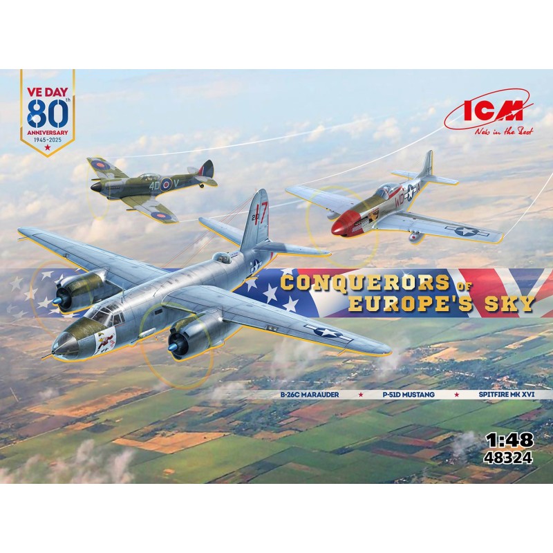 MARTIN B-26 Marauder "Conquerors of Europe s Sky" -Escala 1/48- ICM 48324
