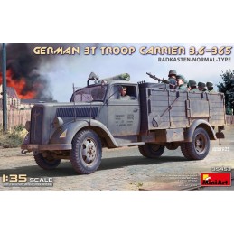 CAMION OPEL BLITZ 3,5t TROPAS 3,6-36S  Radkasten-Normal Type -Escala 1/35- MiniArt Models 35453