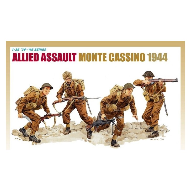 INFANTERIA BRITANICA (Monte Cassino 1944) -Escala 1/35- Dragon Models 6515 INFANTERIA BRITANICA (Monte Cassino 1944) -Escala 1/35- Dragon Models 6515