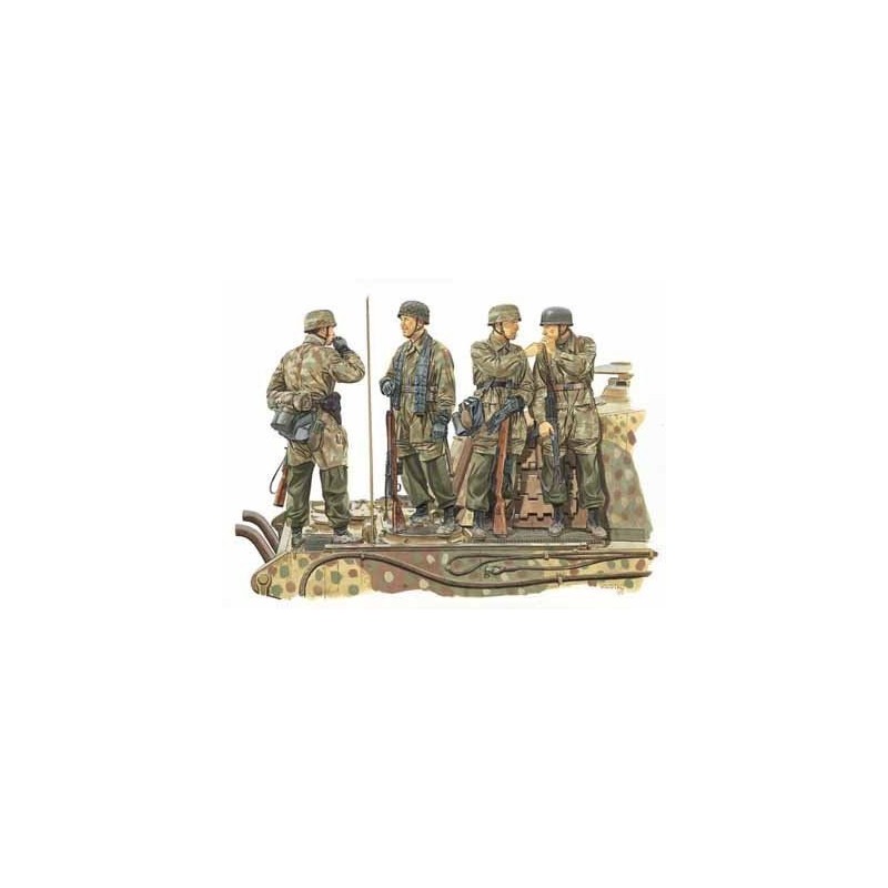 PARACAIDISTAS ALEMANES 3ª Div. (Ardenas 1944) Parte 2 -Escala 1/35- Dragon Models 6143 PARACAIDISTAS ALEMANES 3ª Div. (Ardenas 1944) Parte 2 -Escala 1/35- Dragon Models 6143