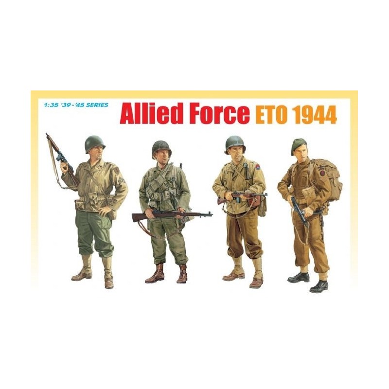 SOLDADOS ALIADOS (Europa 1944) -Escala 1/35- Dragon Models 6653 SOLDADOS ALIADOS (Europa 1944) -Escala 1/35- Dragon Models 6653