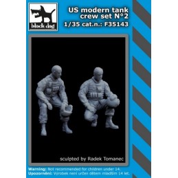 TRIPULACION DE CARROS U.S. ARMY MODERNA -Escala 1/35- Blackdog F35143