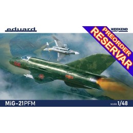 MIKOYAN GUREVICH MIG-21 PFM FISHBED -Escala 1/48- Eduard 84202