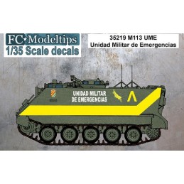 SET CALCAS M-113 UME -Escala 1/35- FC Modeltips 35219