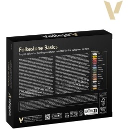 MODEL COLOR SET FOLKSTONE BASIC (16 BOTES DE 18ml) VALLEJO 70101