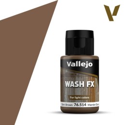 MODEL WASH (35 ml) MARRON OSCURO vallejo 76514