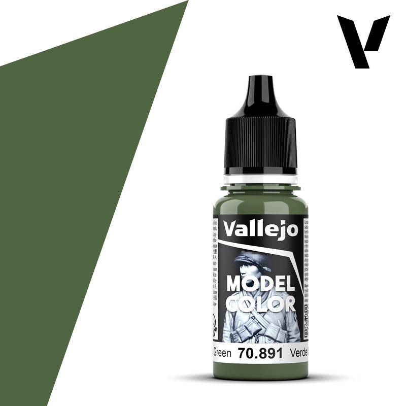 PINTURA ACRILICA VERDE MEDIO (17 ml) Nº74 VALLEJO MODEL COLOR