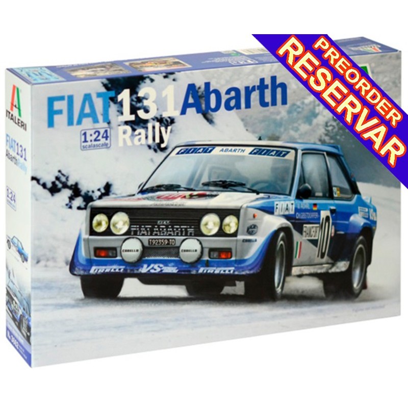FIAT 131 Abarth Rally -Escala 1/24- Italeri 3662 FIAT 131 Abarth Rally -Escala 1/24- Italeri 3662
