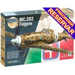 MACCHI MC.202 Folgore Aces -Escala 1/72- Italeri 1481