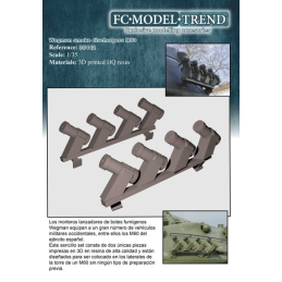 SET LANZADORES DE FUMIGENOS M-60 -Escala 1/35- FC Modeltrend 35442