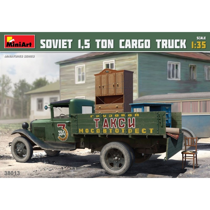 CAMION GAZ-AA (Camion de mudanzas) -Escala 1/35- MiniArt 38013