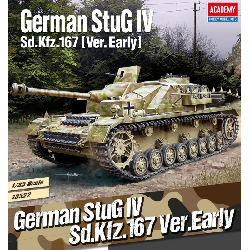 CAÑON DE ASALTO Sd.Kfz. 167 Stug IV (Early) -Escala 1/35- Academy 13522