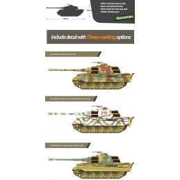 CARRO DE COMBATE Sd. Kfz. 182 KINGTIGER -Escala 1/72- ACADEMY 13423