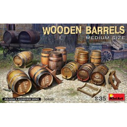 BARRILES VINO - ESCALA 1/35 - MINIART 35630