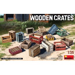 WOODEN CRATES - ESCALA 1/35 - MINIART 35651