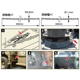 SET DE CADENAS -Sin Escala- Trumpeter Master Tools 06624