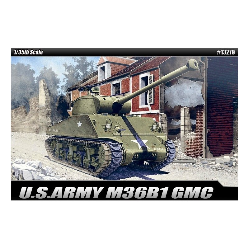 DESTRUCTOR DE CARROS M-36 B1 JACKSON -Escala 1/35- Academy 13279