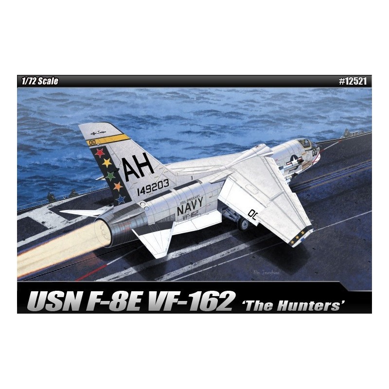 VOUGHT F-8 E CRUSADER "VF-162" -Escala 1/72- Academy 12521 VOUGHT F-8 E CRUSADER "VF-162" -Escala 1/72- Academy 12521