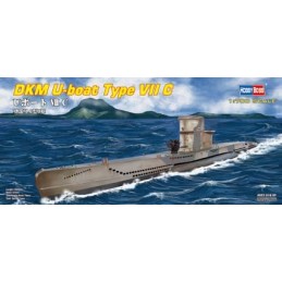 SUBMARINO U-Boot TYPE VII C -Escala 1/700- Hobby Boss 87009