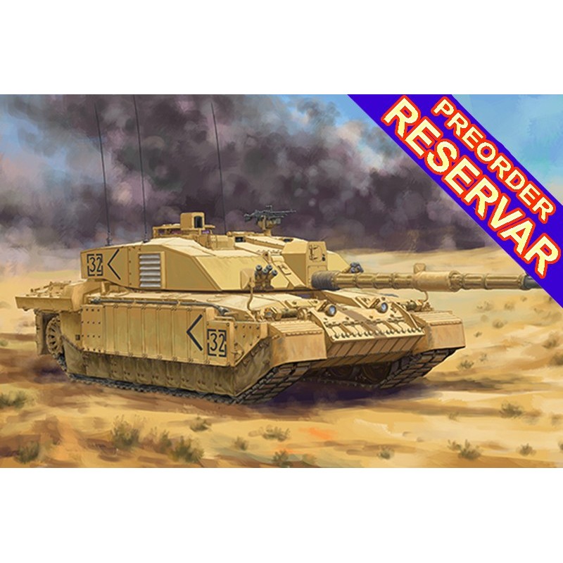 CARRO DE COMBATE CHALLENGER II (OperationTelic) Iraq 2003 -Escala 1/48- Hobby Boss 84853 CARRO DE COMBATE CHALLENGER II (OperationTelic) Iraq 2003 -Escala 1/48- Hobby Boss 84853