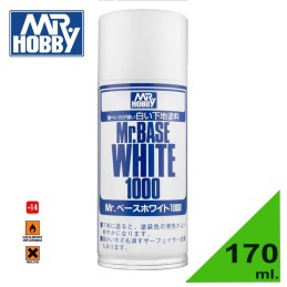 SPRAY IMPRIMACION Mr. SURFACE BLANCO 1000 (170 ml) - Mr. Hobby B518