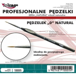 PINCEL PELO NATURAL Nº 0 - Mirage Hobby 100005