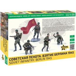 INFANTERIA SOVIETICA (Berlin 1945) -Escala 1/35- Zvezda 3718