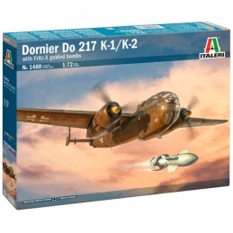 DORNIER Do-217 K-1/K-2 & Bomba guiada Fritz-X -Escala 1/72- Italeri 1488