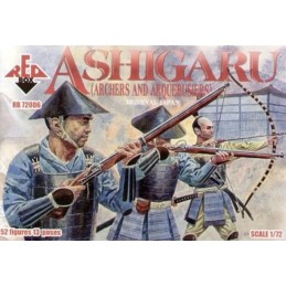ASHIGARU (Arqueros / Arcabuceros) -Escala 1/72- Red Box RB72006