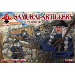 ARTILLERIA SAMURAI (Siglo XVI - XVII) Set.2 -Escala 1/72- Red Box 72091