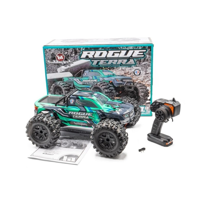 COCHE HOBBYTECH BXR MT Rogue Terra 1/10 Brushless verde 1.ROGT.GR.RTR