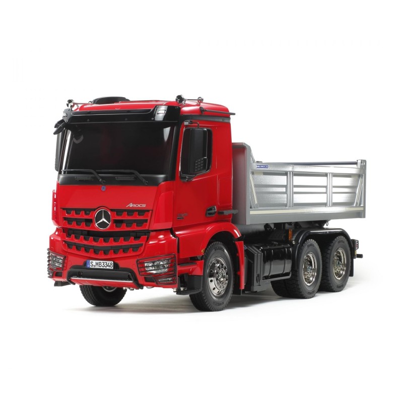 CAMION RC KIT MB Arocs 3348 Tipper Red/Silver 1/14 TAMIYA 56361