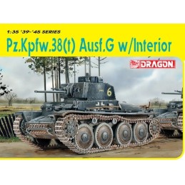 CARRO DE COMBATE PANZER 38(t) Ausf. G (Interiores) -Escala 1/35- Dragon Models 6290