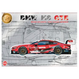 BMW M8 GTE "Road Atlanta Cass Winner 2020" -Escala 1/24- NUNU - BEEMAX PN24043