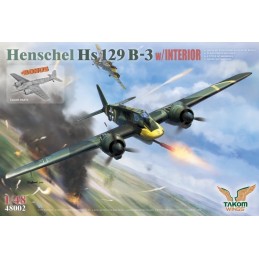 Henschel Hs 129 B-3 (Interiores) -Escala 1/48- Takom 48002