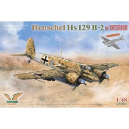 Henschel Hs 129 B-2 (Interiores) -Escala 1/48- Takom 48001
