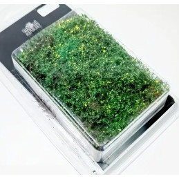FOLLAJE MATORRAL VERDE CON FLORES AMARILLAS - HMT SC012