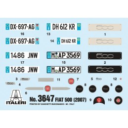 FIAT 500 2007 -1/24- Italeri 3647