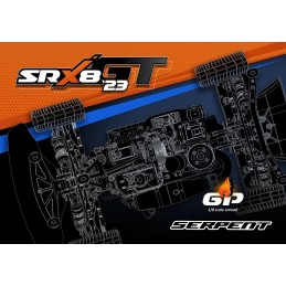 COCHE KIT SRX8 GT 23 1/8 GP (SER600066)